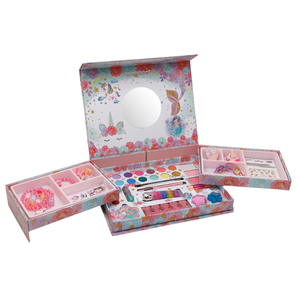 Unicorn Beauty Makeup Kit Girls' Cosmetics Gift Set with Mirror
