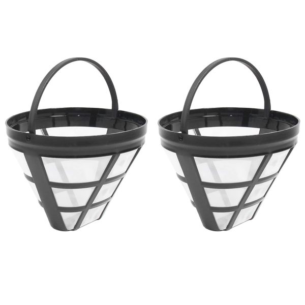 2Pack No.4 Reusable Coffee Maker Basket Filter for Cuisinart Ninja Filters