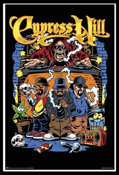 Cypress Hill (We Legalized It) Poster with Black Frame