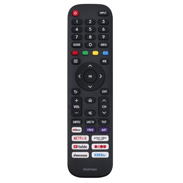 Replacement Tv remote Compatible with Hisense EN2P30H QLED Smart TV