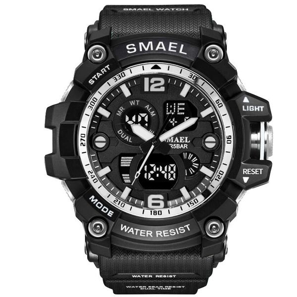 1617C multifunctional Sport Watch - Black/Silver