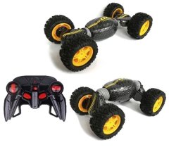 R/C 2.4GHz 4WD Ultimate X Stunt Car (37cm long) - Carbon/Yellow