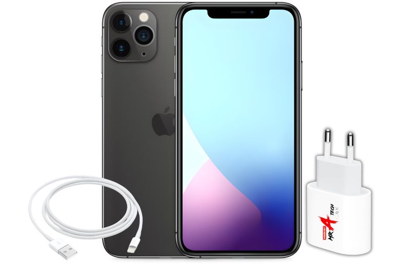 Apple iPhone 11 Pro 256GB (Pre-Owned) + Charger + Cable - Grey