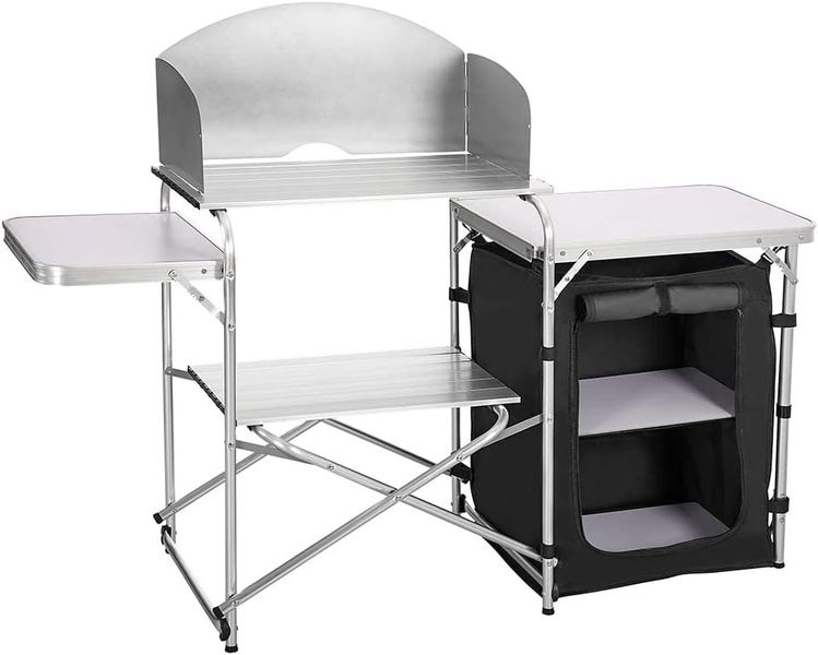 New Elements Camping Kitchen Table &amp; Cupboard