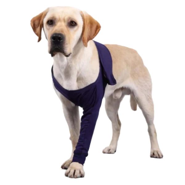 Recovery Sleeve for Dog Anxiety Relief Anti-Lick, Breathable Comfort, Blue