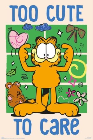 Garfield (Too Cute to Care) Poster