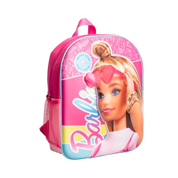 Barbie By MATTEL Official Licensed 3D Debossed Backpack