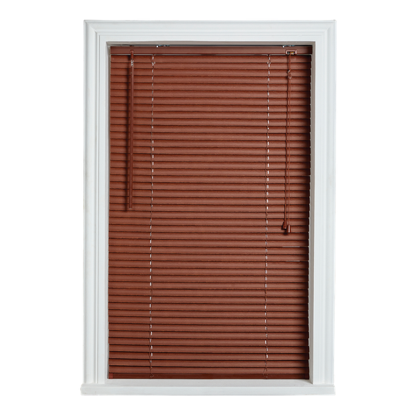 Decor Depot 25mm PVC Venetian Textured Blinds - Espresso (1200mm x 1600mm)