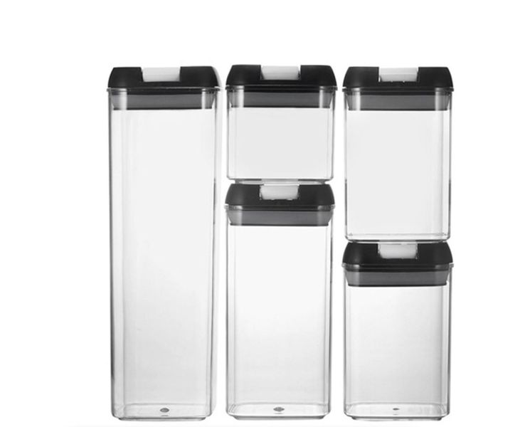 5 Pieces Air Tight Food Storage Containers