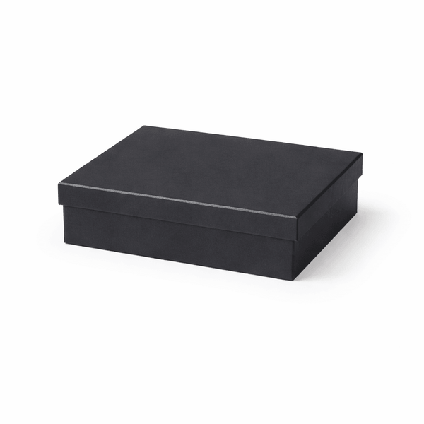 29cm - Rectangular Cardboard Gift Box - Black