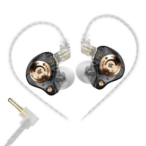 KZ EDZ In-Ear Monitors | Enhanced Clarity &amp; Performance - No Mic