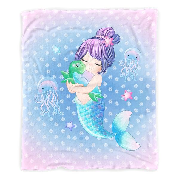 Amazing Mermaid Baby Fleece Blanket(