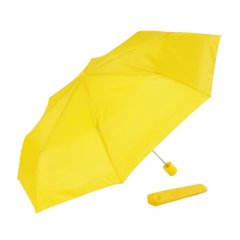 Alice Umbrellas 3 Fold Mini Compact Umbrella - Yellow