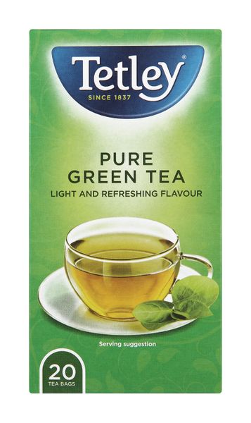 Tetley Pure Green Tea 20's Pack of 6