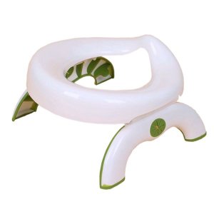 Portable Folding Child Toilet - White &amp; Green