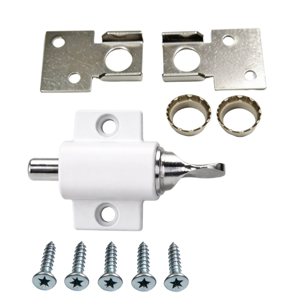 The Securadoor Thumb-turn Sliding Patio Door Lock (White)