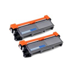 Inksaver Pack of 2 Compatible Black Toners for Brother TN2355/TN-2355/2355