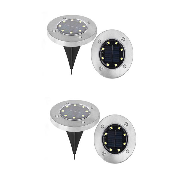 4Pcs Solar Powered LED Outdoor Light
