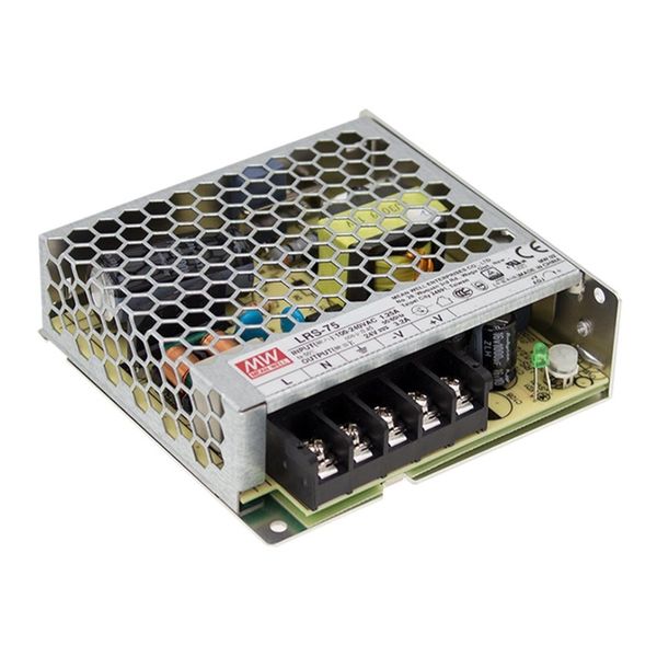Industrial, Enclosed Power Supply LRS-75-15, 15V 5A
