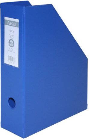 Bantex Magazine Filing Box (PVC) - Black