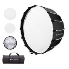 K&amp;F 90cm Light Dome Softbox with Bowens Mount and Quick Clips | KF18.0008V1