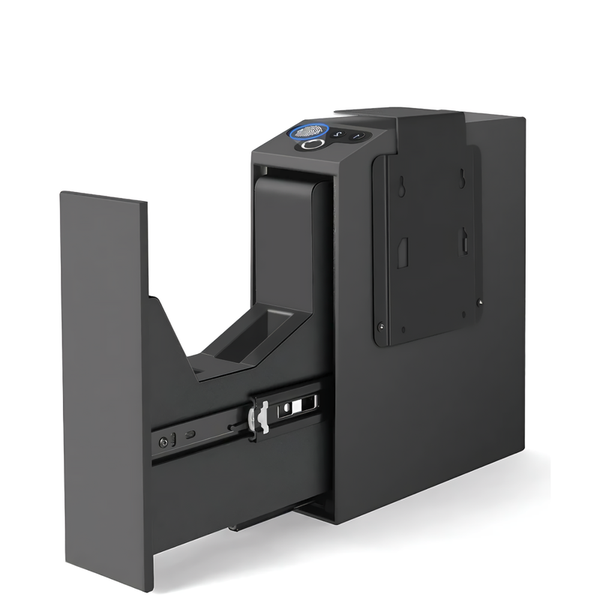 Biometric Handgun Safe for Quick Access - Silent &amp; 3 Ways to Unlock