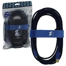 ZedLabz Ultra (Gold Plated) 5M Extra Long USB Charge Cable (PS4)
