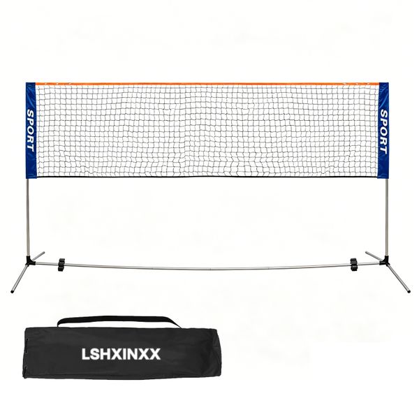 Adjustable Height Portable Badminton Net Set - Competition Multi Sport
