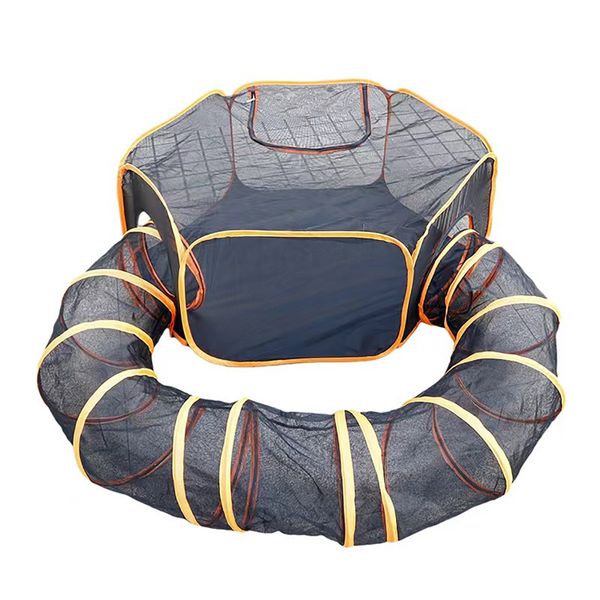 Pet Tunnel Toy Foldable Playground Universal Tunnel Tube Outdoor Play Tent.