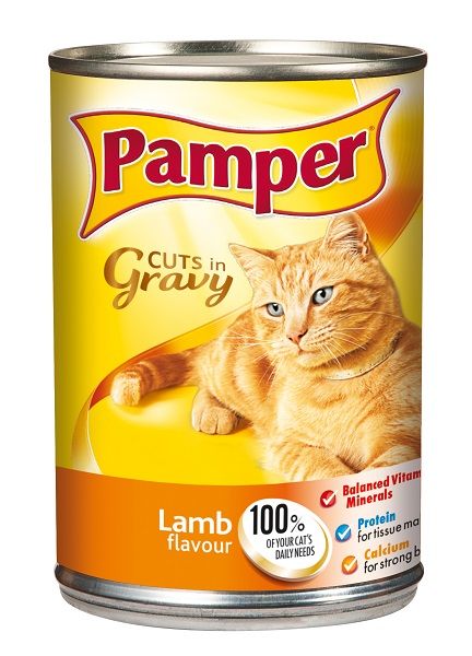 Pamper - Adult Lamb Cuts In Gravy - 385g