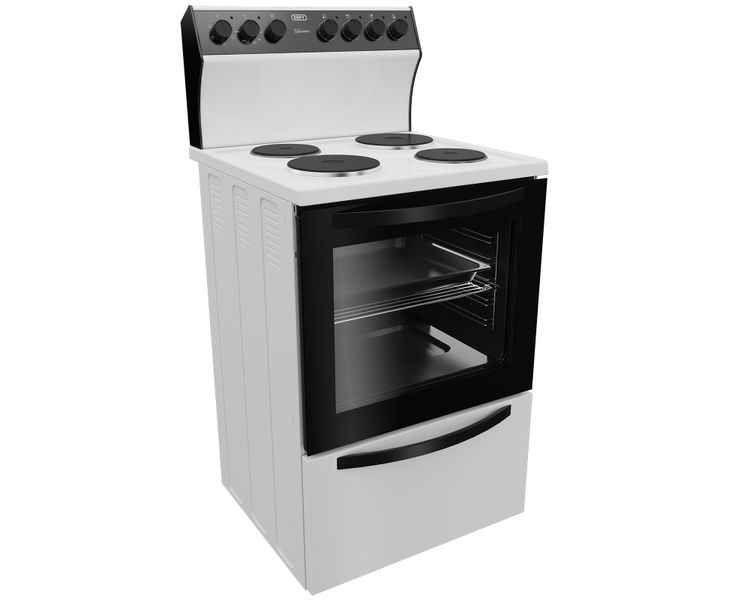 Defy DSS693 White 60cm Electric 4 Plate Stove