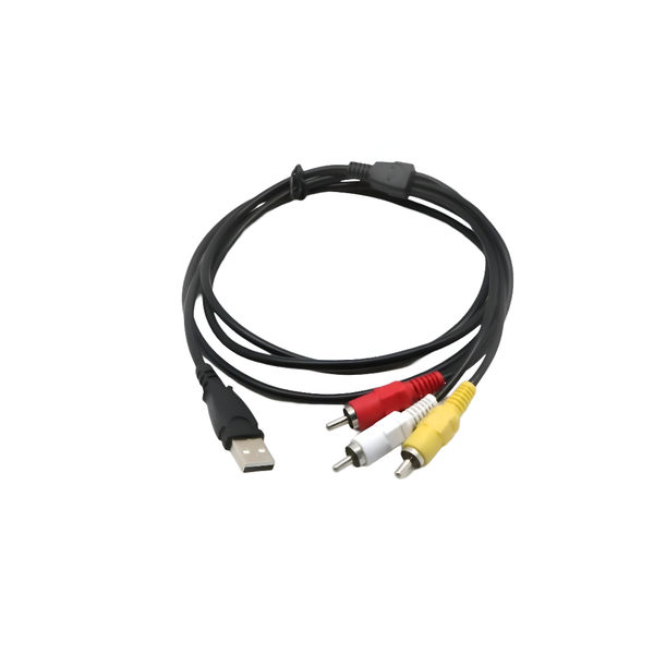 1.5M USB to 3RCA AV Cable - Audio Video Adapter Cord