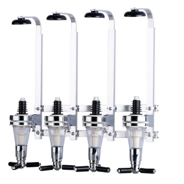 Wall Mounted 4-Station Liquor Dispenser
