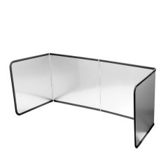 4 Sided Foldable Stainless Steel Splatter Screen for Frying For Kitchen