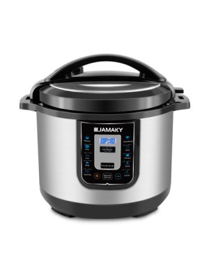 JAMAKY 8L Electric Pressure Cooker with Slow Cook Function - 1350W