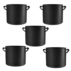 Arfast -5Pack Plant Grow Bags with Reinforced Handles -7 Gallon/35cm