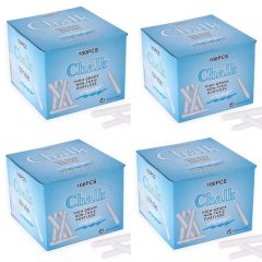x4 boxes White Chalk (100pcs x4)