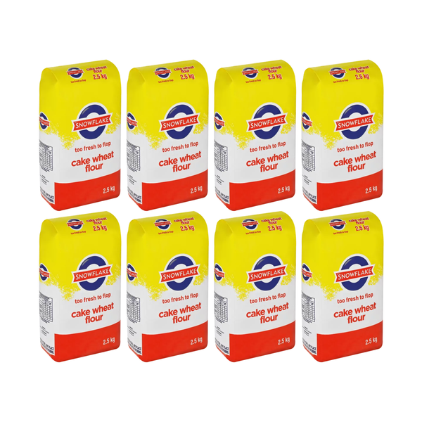 Snowflake Cake Wheat Flour - 8 x 2.5KG