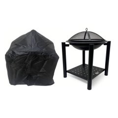 Refined Spaces - BraaiBoss - 57cm Fire Pit and Braai Grill with Cover