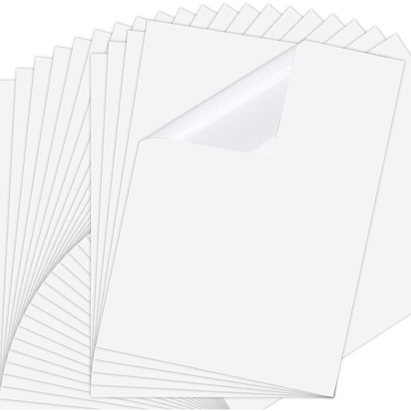 25 Sheets 8.3X11.6 Inch Inkjet Sticker Paper, for Inkjet Printers