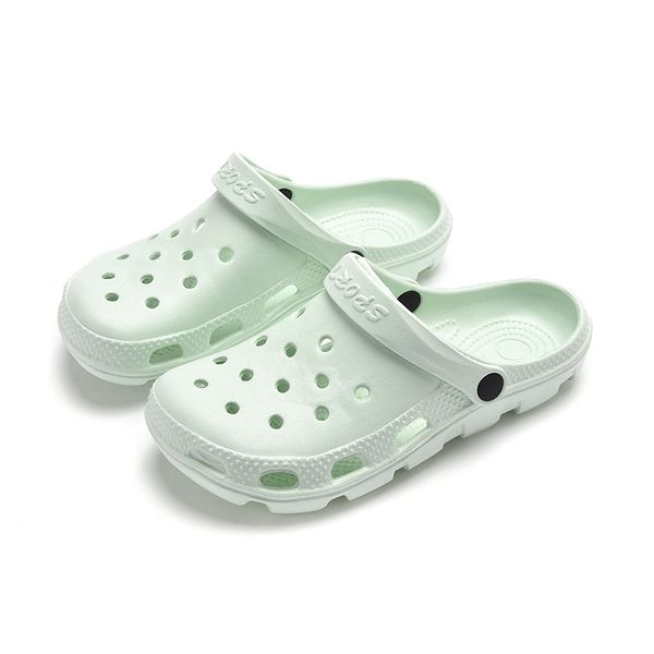 Crocs-Inspired Clogs - Light Mint Green (1 Pair)