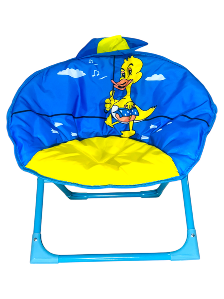 Bushbaby Pink Junior Foldable Kids Camping Moon Chair 50KG Weight Capacity