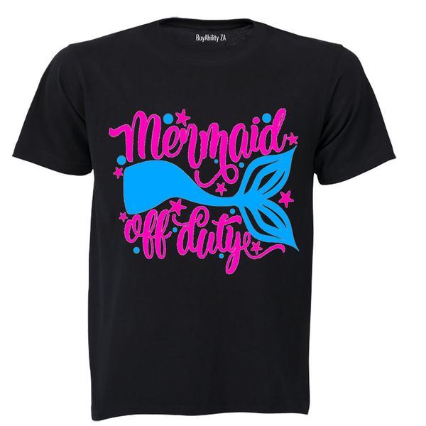 Mermaid off Duty! - Kids T-Shirt - White