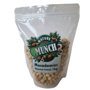 Roasted and Salted Macadamia Nuts 1kg - Keto, LCHF, Clean Snack