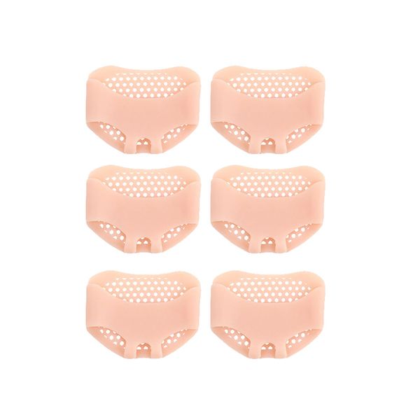 6 Piece Silicone Forefoot Pads High Heel Insoles