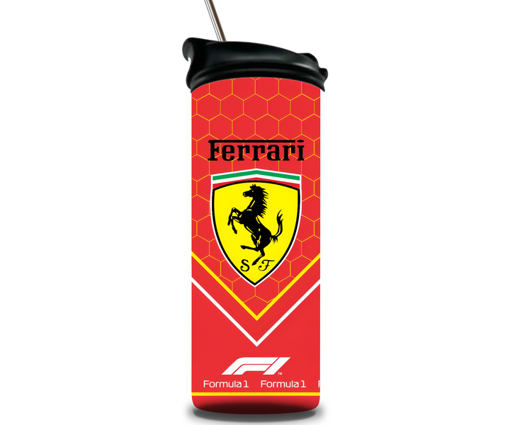 F1 Ferrari Double Wall Stainless Steel 20 oz Tumblers. Water Bottle