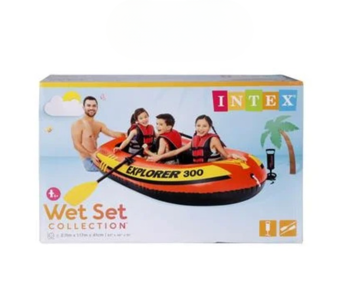 Explorer 300 All-in-One Inflatable Boat, 211 × 117 × 41 cm