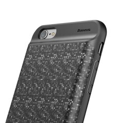 Baseus 5000mAh Plaid Power Bank Case for iPhone 6 &amp; 6S - Black