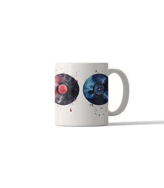 Retro Music Records DSG 15 Printed Coffee Mug
