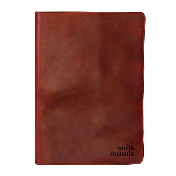 A5 Genuine Leather sleeve for a notebook - Ladies